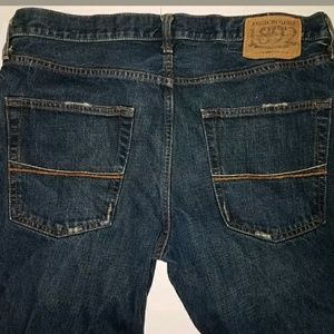 Mens Abercrombie Jeans Baxter Lowrise Slim Boot